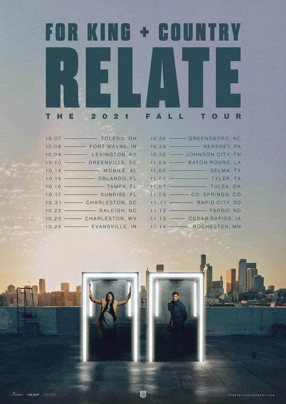 For King and Country Announce Tour DATES!! — f28 MUSIC MEDIA LIVE